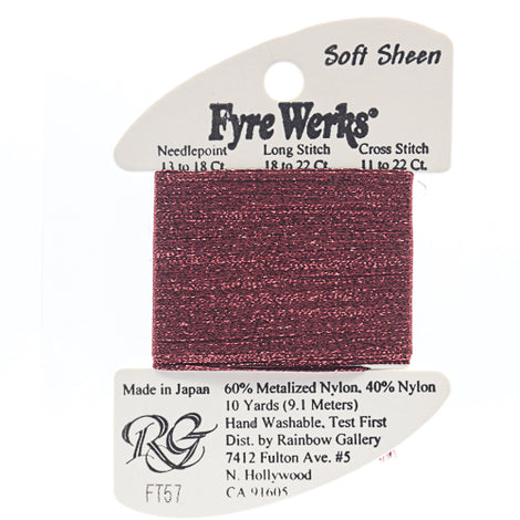 RBGL - Fyre Werks - Soft Sheen - FT-0057 - Merlot