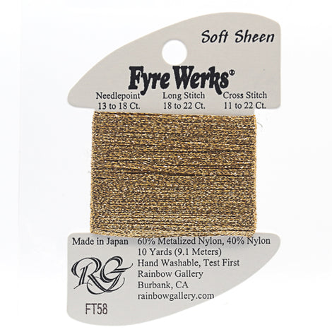 RBGL - Fyre Werks - Soft Sheen - FT-0058 - Gold