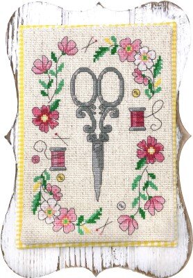 TNMD - Scissors with Flowers - TM22-013