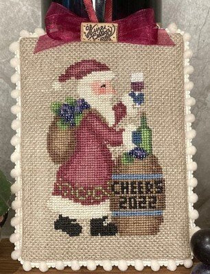 FRD - SLS-002A - Santa Lover Series - Rustic Wine Lover's Santa