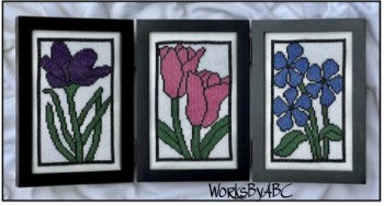 ABC - Stained Glass Flowers