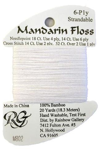 RBGL - Mandarin Floss - M-0802 - White