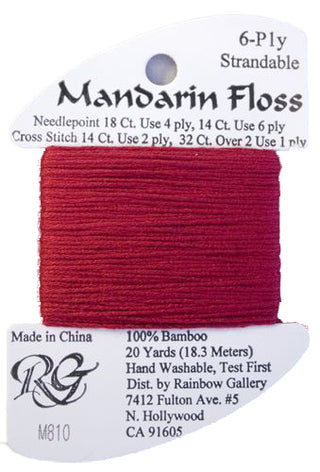 RBGL - Mandarin Floss - M-0810 - Cranberry