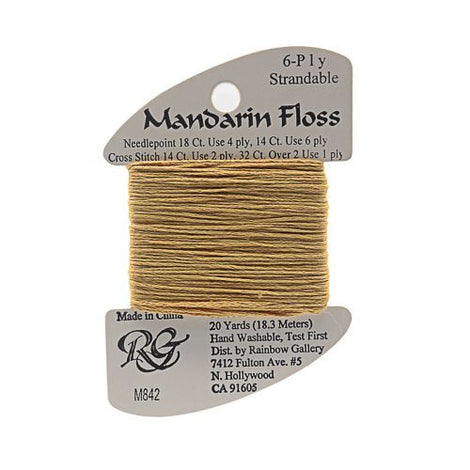 RBGL - Mandarin Floss - M-0842 - Straw