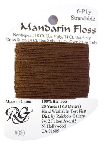 RBGL - Mandarin Floss - M-0830 - Coffee Bean