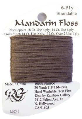 RBGL - Mandarin Floss - M-0821 - Dark Beige