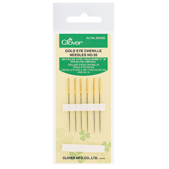 CLV - Gold Eye Chenille Needles (No. 20)