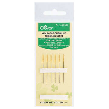 CLV - Gold Eye Chenille Needles (No. 24)