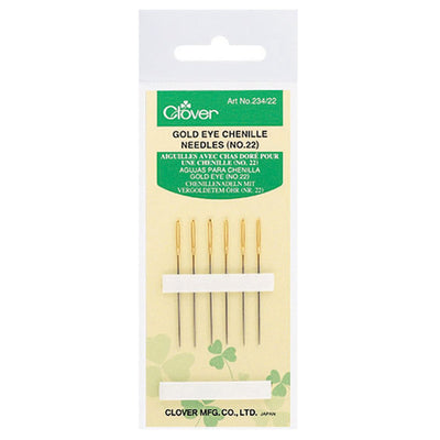 CLV - Gold Eye Chenille Needles (No. 22)