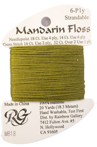 RBGL - Mandarin Floss - M-0818 - Olive