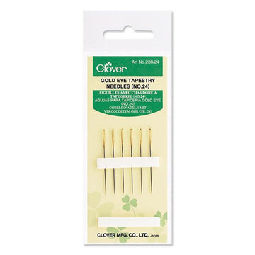 CLV - Gold Eye Tapestry Needles ( No. 24)