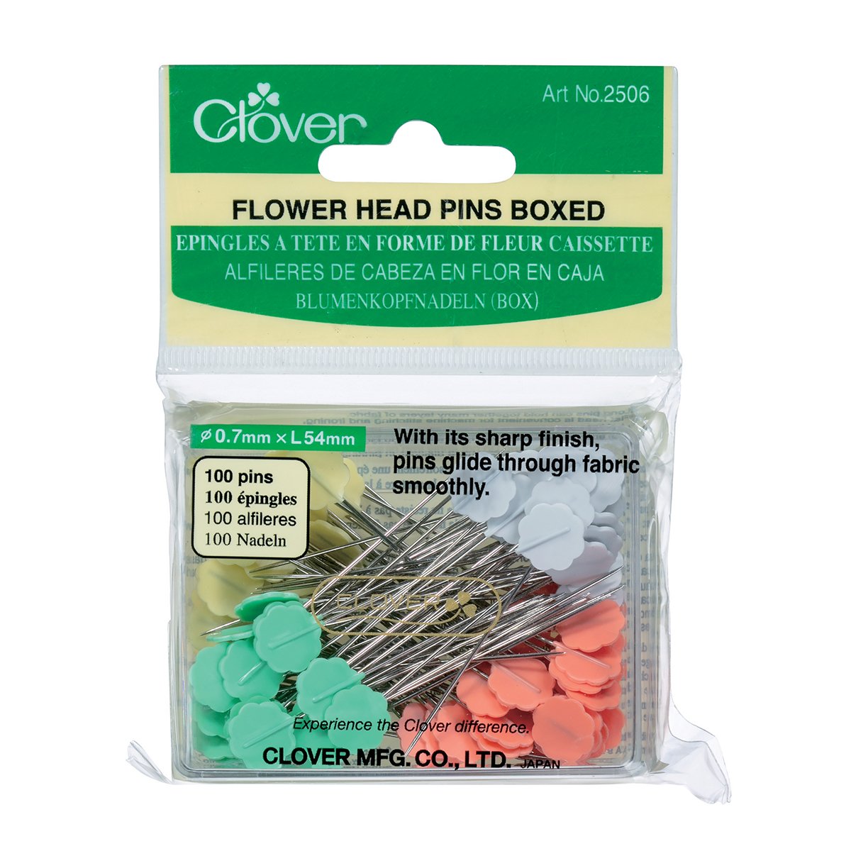 CLV - Flower Head Pins (Boxed)