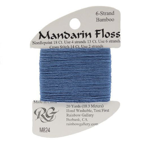 RBGL - Mandarin Floss - M-0824 - Dark Wedgewood