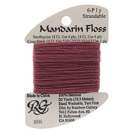 RBGL - Mandarin Floss - M-0846 - Deep Antique Mauve