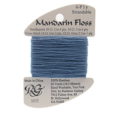 RBGL - Mandarin Floss - M-0848 - Dark Antique Blue