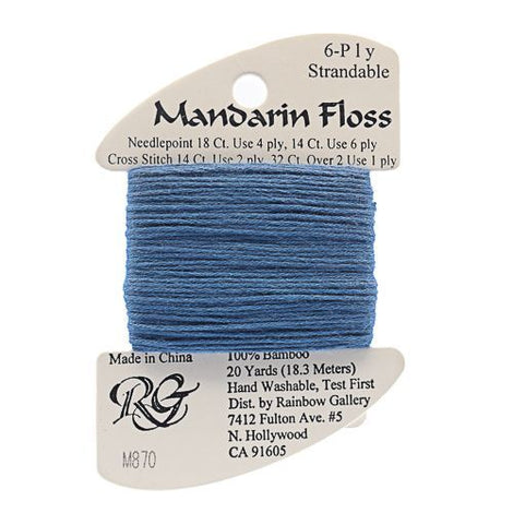 RBGL - Mandarin Floss - M-0870 - Very Dark Antique Blue