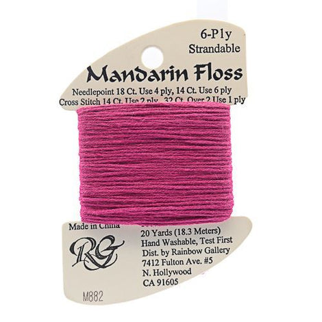 RBGL - Mandarin Floss - M-0882 - Very Dark Raspberry