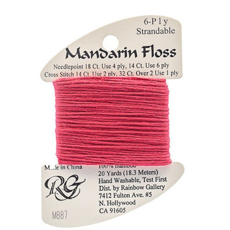 RBGL - Mandarin Floss - M-0887 - Light Christmas Red