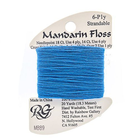 RBGL - Mandarin Floss - M-0889 - Dark Electric Blue