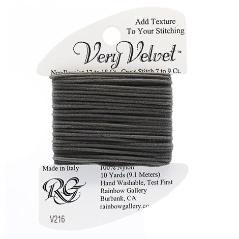 RBGL - Very Velvet - V-0216 - Dark Grey