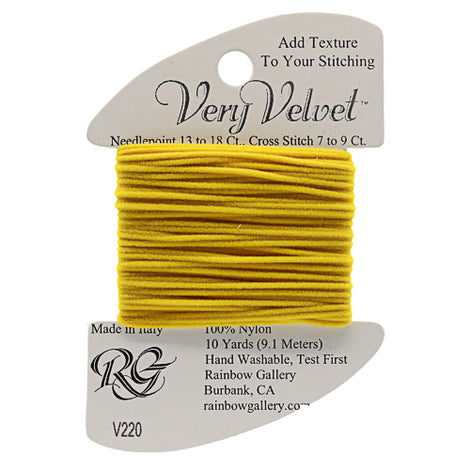 RBGL - Very Velvet - V-0220 - Yellow