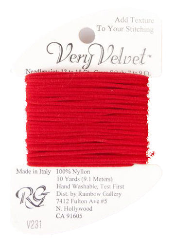 RBGL - Very Velvet - V-0231 - Christmas Red