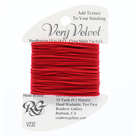 RBGL - Very Velvet - V-0232 - Bright Red