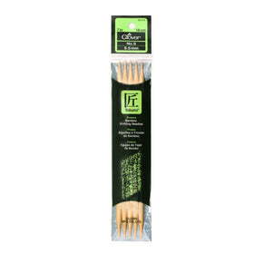 CLV - Takumi Bamboo Knitting Needles Double Pointed (7") No. 9