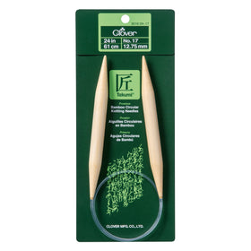 xxx-clv - Takumi Bamboo Knitting Needles Circular 24" No. 17 (12.75mm)