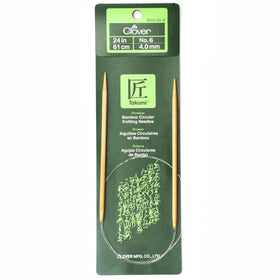 xxx-clv - Takumi Bamboo Knitting Needles Circular 24" No. 6 (4.00mm)