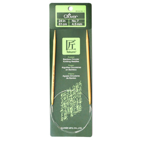 xxx-clv - Takumi Bamboo Knitting Needles Circular 24" No. 7 (4.50mm)