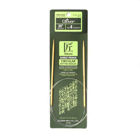 xxx-clv - Takumi Bamboo Knitting Needles Circular 36" No. 4 (3.50mm)