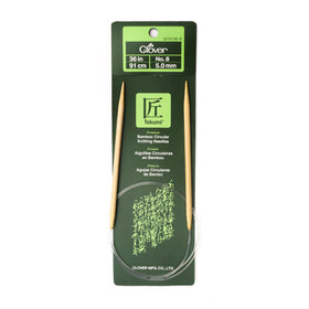 xxx-clv - Takumi Bamboo Knitting Needles Circular 36" No. 8 (5.00mm)