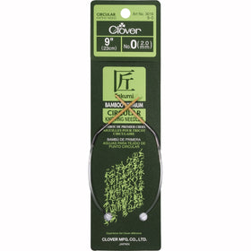 xxx-clv - Takumi Bamboo Knitting Needles Circular 9" No. 0 (2.00mm)