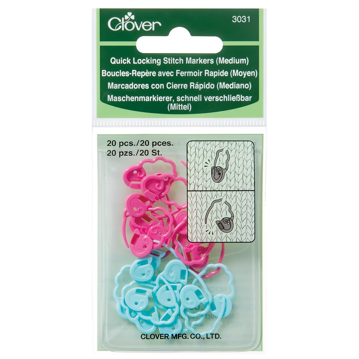 CLV - Quick Locking Stitch Markers - Medium