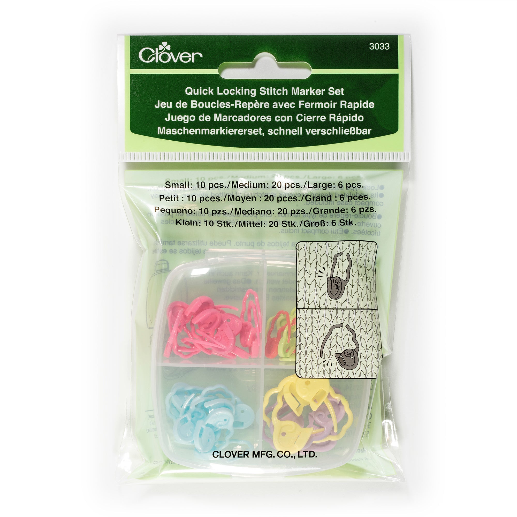 CLV - Quick Locking Stitch Marker Set