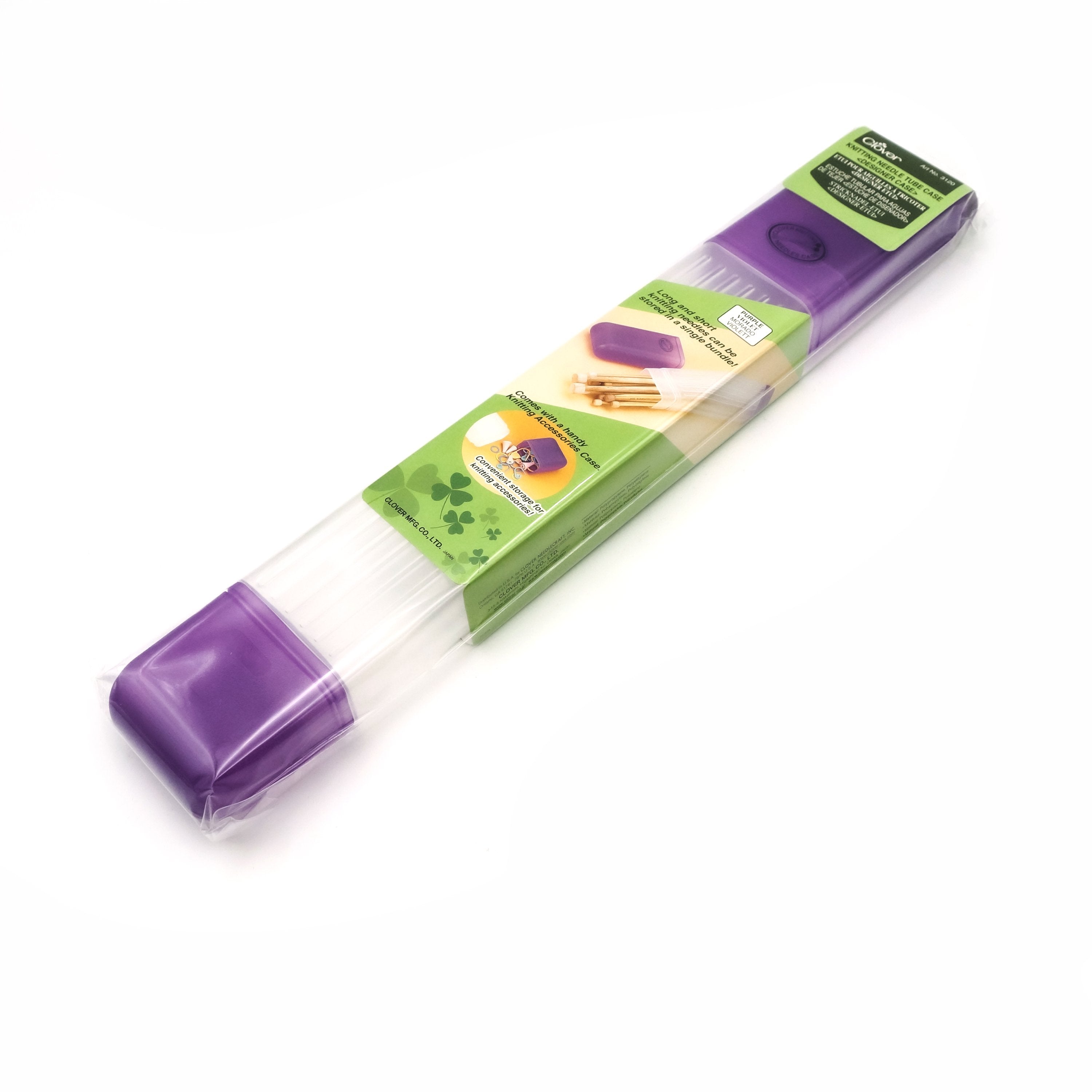 CLV - Knitting Needle Tube Case (Purple) - 0