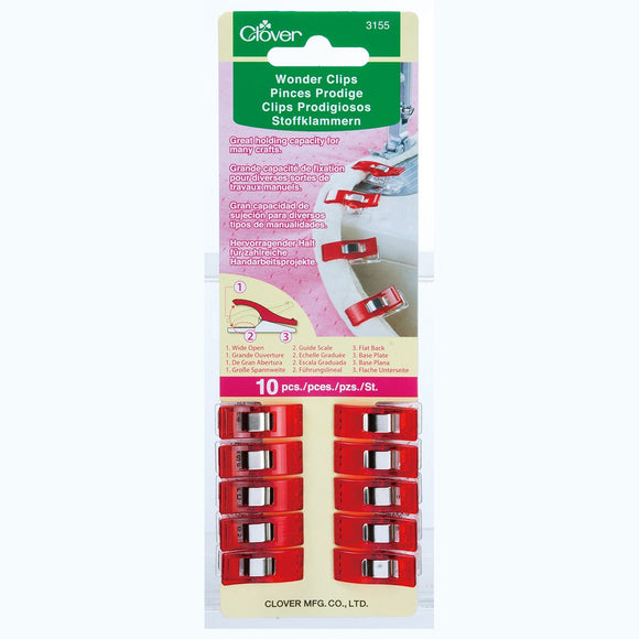 CLV - Wonder Clips (Red) - 10 pcs.