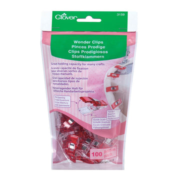 CLV - Wonder Clips (Red) - 100 pcs.