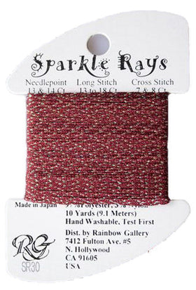 RBGL - Sparkle Rays - SR-0030 - Burgundy