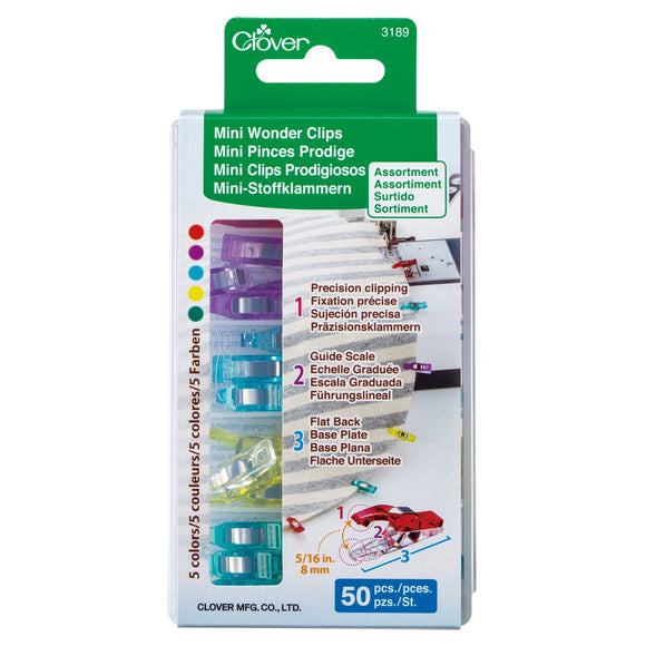 CLV - Mini Wonder Clips (Assorted) - 50 pcs.