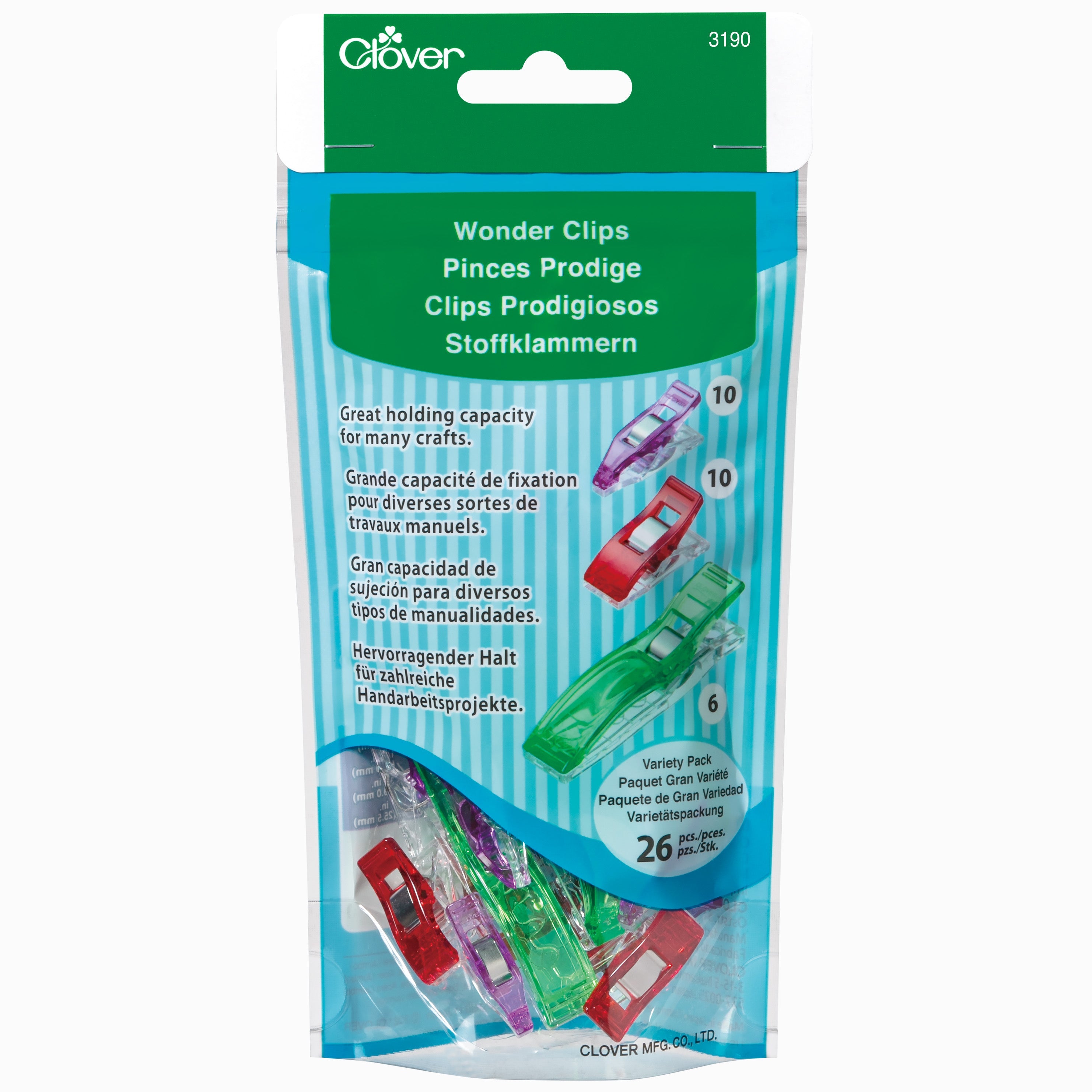 CLV - Wonder Clips - Variety Pack - 26 pcs