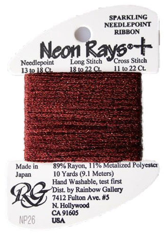 RBGL - Neon Rays - Plus - NP-0026 - Burgundy