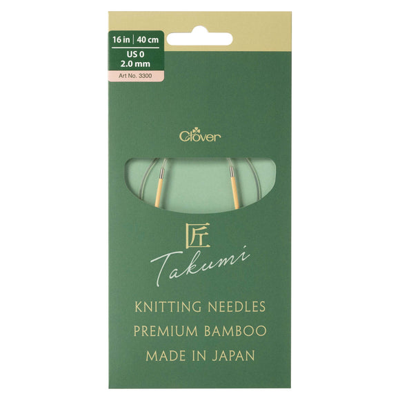CLV - PRO "Takumi" Circular Knitting Needle 16 in. No. 0 (2.00mm)