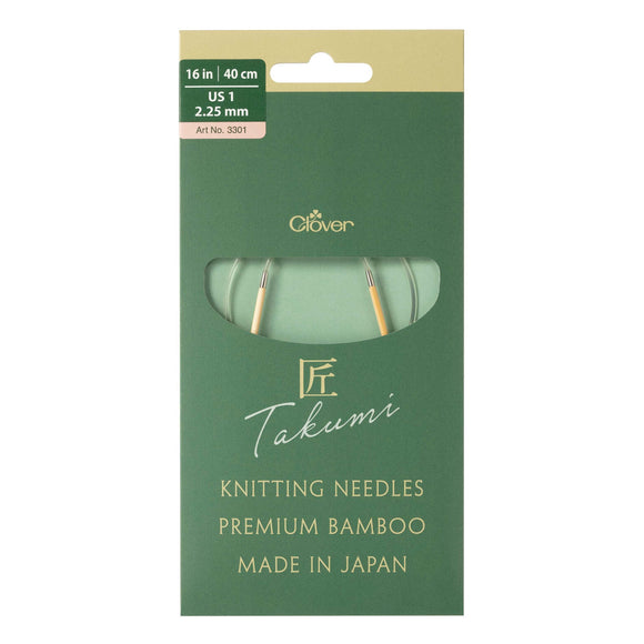 CLV - PRO "Takumi" Circular Knitting Needle 16in. No. 1 (2.25mm)