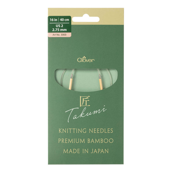 CLV - PRO "Takumi" Circular Knitting Needle 16in. No.2 (2.75mm)