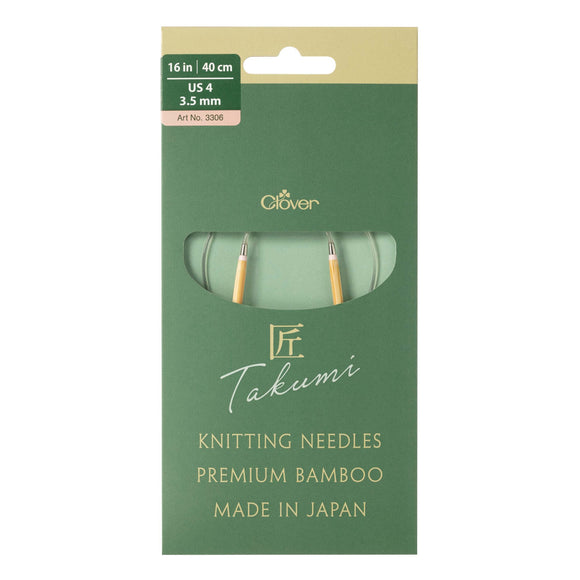 CLV - PRO "Takumi" Circular Knitting Needle 16in. No.4 (3.5mm)