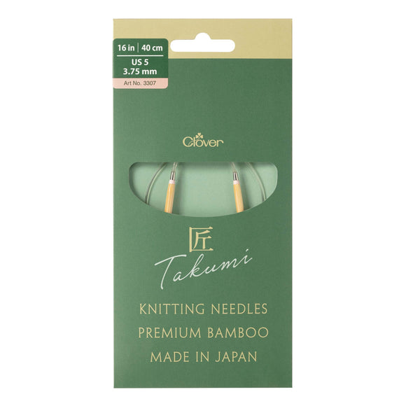 CLV - PRO "Takumi" Circular Knitting Needle 16in. No. 5 (3.75mm)