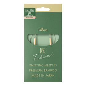 CLV - PRO "Takumi" Circular Knitting Needle 16in. No.7 (4.5mm)