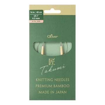 CLV - PRO "Takumi" Circular Knitting Needle 16in. No.7 (4.5mm)
